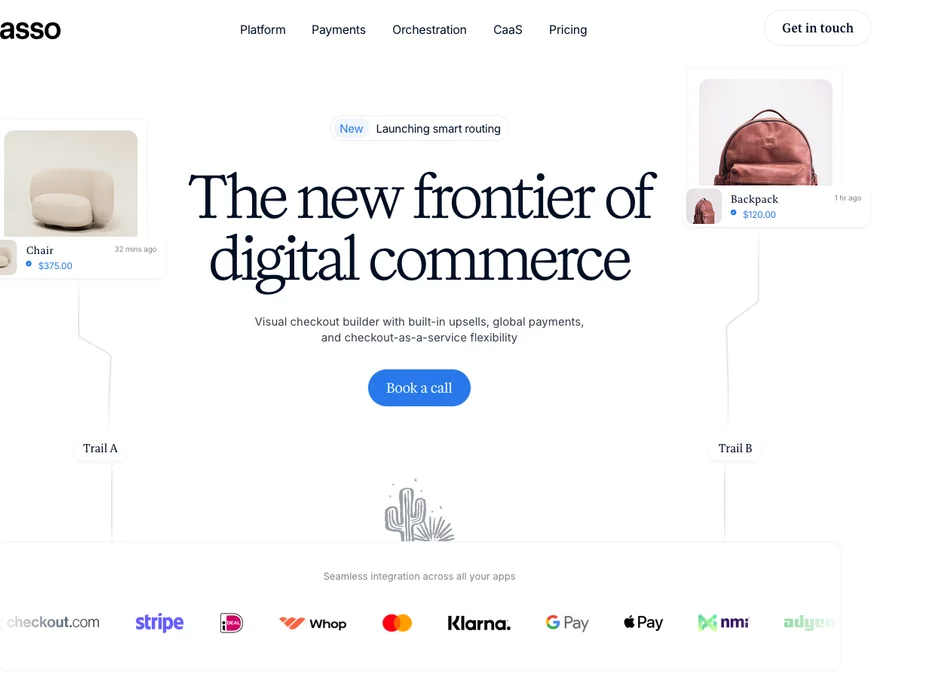 SaaS analytics website design